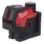 Nivel láser 2 líneas M12 CLLP-301C 4933478100 LASER BATERIA MILWAUKEE - Imagen 2