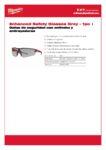 GAFAS PROTECCION GRIS ANTIVAHO Y ANTIRAYADURAS REF,4932478907(4932479026)  MILWAUKEE - Image 2