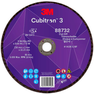 Disco Corte Cubitron 3 230x2 T41 88732  7100303998 3m