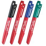 Rotulador Permanente Inkzall Punta Extra Fina 4 Pz Colores Ref,48223106 Milwaukee