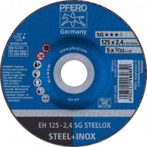 Disco Corte Metal Eh 125x2.4 Sg Steelox 61341222 Pferd