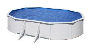 Piscina Ovalada Blanca Bora Bora 500x300x120 Cm