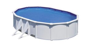 Piscina Ovalada Blanca Fidji 500 X 300 X 120 Cm