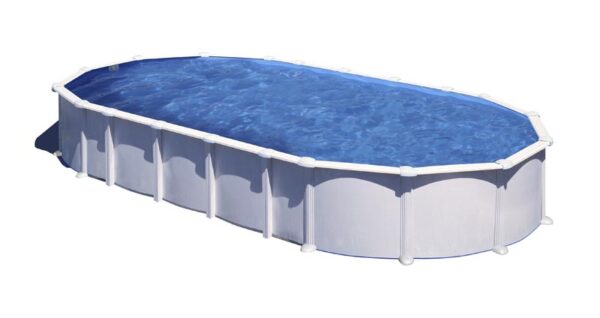 Piscina Ovalada Blanca Haiti 1000 X 550 X 132 Cm