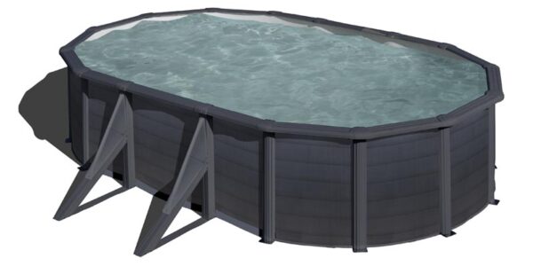 Piscina Ovalada Grafito Kea 500 X 300 X 120 Cm