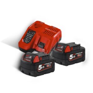 Kit Cargador + 2 Baterias M18 5.amp Nrg-502 4933471980 Milwaukee
