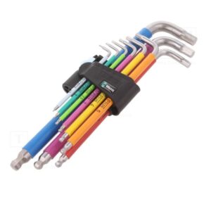 Juego Llaves Allen 1.5-10  9pz  Inox Colores Ref,05022669001 Wera