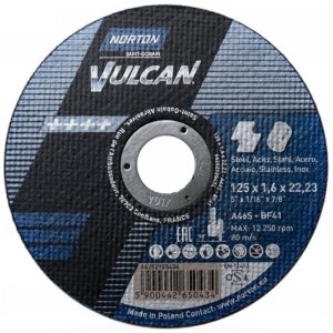 Disco Corte Vulcan 125x1.6 A46s-bf41 66252925434 Norton