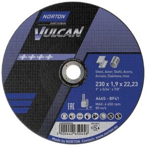 Disco Corte Vulcan 230x1.9 A46s-bf41 66252925436 Norton