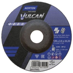 Disco Corte Vulcan 125x2.5 A30s-bf42 66252925491 Norton