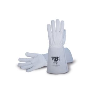 Guante Vacuno Flor Serraje Gris Largo T-10 Ref,185imlt -10 ((g132-dover)) (415ssml)