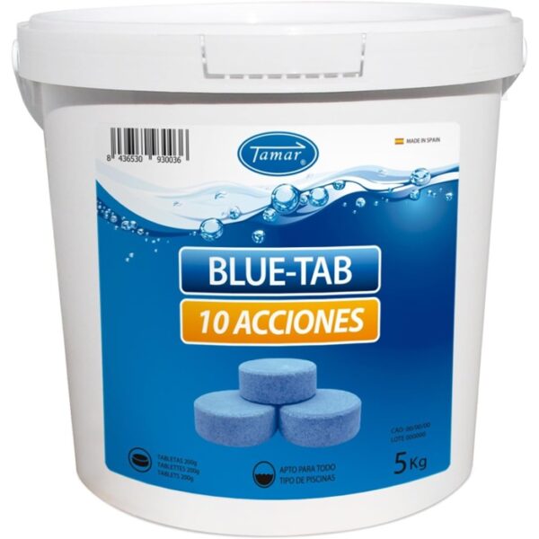 Cloro Multifunción Blue-tab 10 Acciones Tamar – Tabletas 200g 5 Kg
