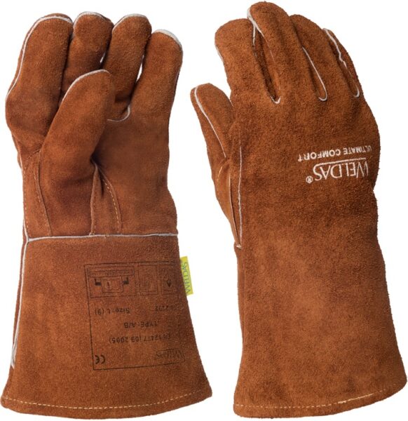 Guante Soldador Pulgar Recto Reforzado T-l 10-2392 Weldas