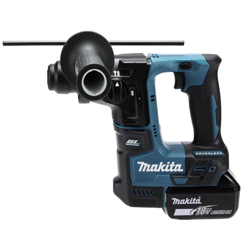 241312-0088381848589-MARTILLO-LIGERO-BL-18V-LXT-17MM-SDS-PLUS-5AH-2-BAT-MAKPAC-REF-DHR171RTJ-MAKITA KIT MARTELO LEVE BL 18V LXT 17MM SDS-PLUS 5AH + BAT. + GORRO REF,DHR171RTJ (PRK01158) MAKITA - Imagem 1