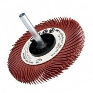 Cepillo Radial Bristle C/eje 75mm P.220 Rojo 180603 3m