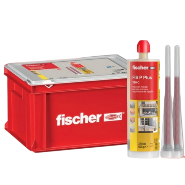 Pack C/plastico (16 Botes + 32 Canulas) Mortero Quimico Hibrido Poliester Fis P Plus 380ml Ref,574271 Fischer