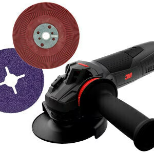 Kit Amoladora Angular 125mm 1900w 3m Con 25 Discos Y Plato Soporte