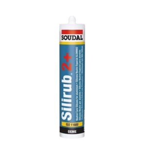 Silicona Neutra Silirub 2+ Inox 300 Ml Ref.13114307 Soudal