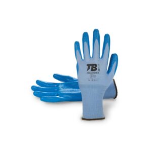 Guante Azul/blanco Nitrilo Alimentario Ref,700az T-9 T.bodero