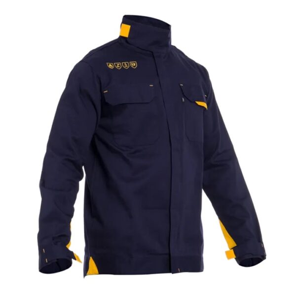 Cazadora Ignifuga Antiestatica Azul Marino 260-gsm Fuzz Fr Navy Talla M  Bodero