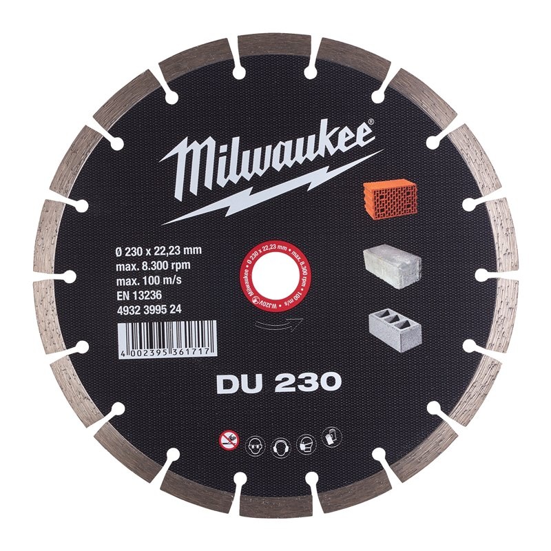 207017-4002395361717-DISCO-DIAMANTE-GENERAL-OBRA-230-MM-DU230-4932399524-MILWAUKEE DISCO DIAMANTE GENERAL OBRA 230 MM DU230 4932399524 MILWAUKEE - Imagem 1